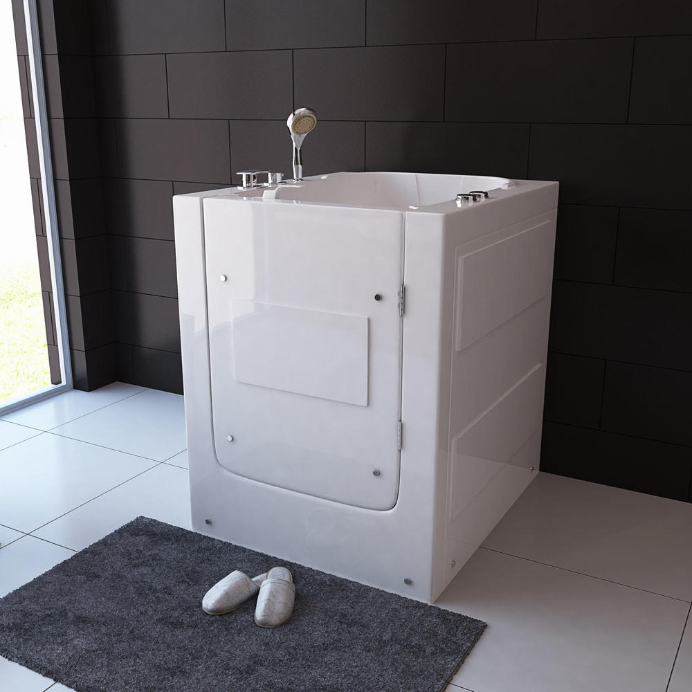 Una bañera de obra es un accesorio de baño que permite a las personas con movilidad reducida bañarse fácilmente