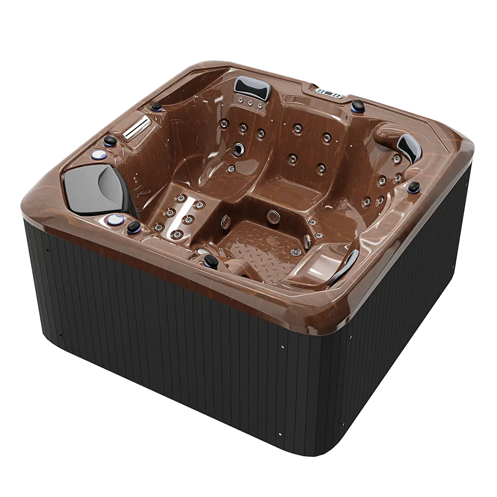 RL-J500S Luxury Whirlpool Bathtub 5 Personas de hidromasaje de spa Bañeras Acrílico con módulo WiFi